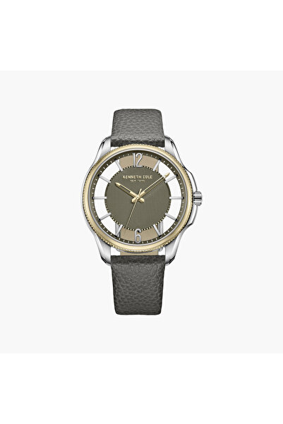 Kenneth Cole Modern Classic Genuine Leather Strap Analog Watch for Men | KCWG...
