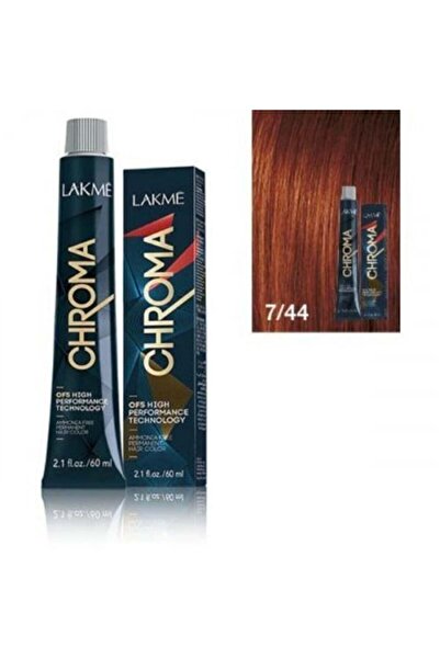 Lakme Chroma Ammonia-Free Hair Dye Medium Copper Pure Blonde No. 7/44