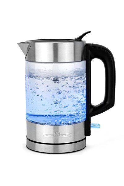 OEM ProfiCook® Su Isıtıcısı Paslanmaz Çelik | 1 Litre | Işıklı | Su Isıtıcısı...
