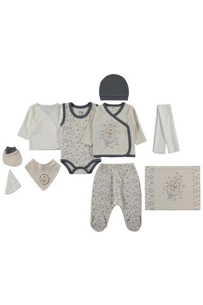 Civil Baby Σετ Φορμάκια με Σχέδιο Αρκούδας και Πύραυλο - Εκρού