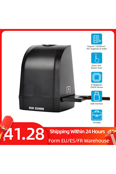 Choice 135 Film Slide Scanner Converter Portable Negative Film Scanner 8 Mega...