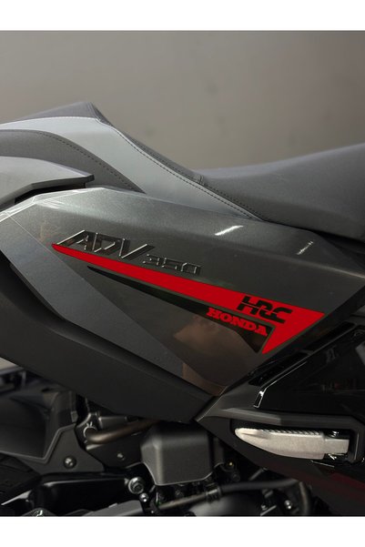 Banxtre HONDA ADV 350 için Yan Grenaj HRC Detaylı Çift Renk Sticker Seti (Sağ...