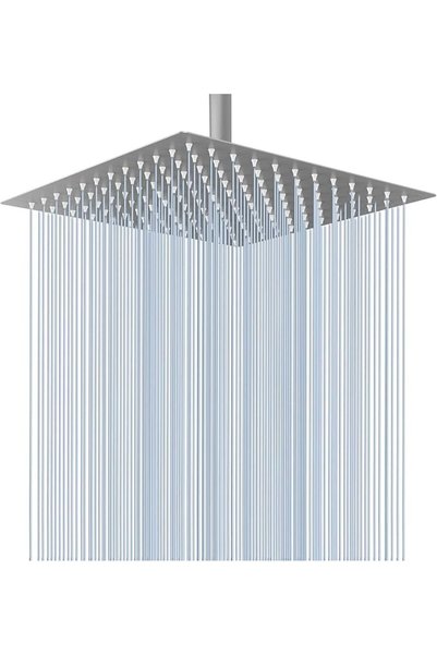 Voolan Rain Shower Head - High Flow Large Rainfall Shower Heads Made of Stain...