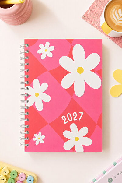 Lizy 2027 Daily Spiral Planner – 17X24 Cm, Coated Cover |   8 Different Designs