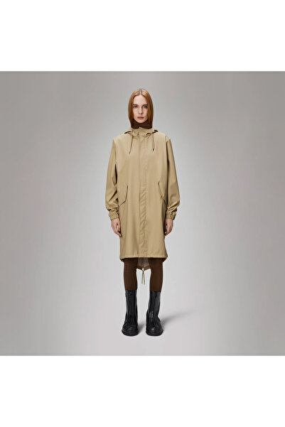 Rains Fishtail Parka W3 Kadın Krem Yağmurluk