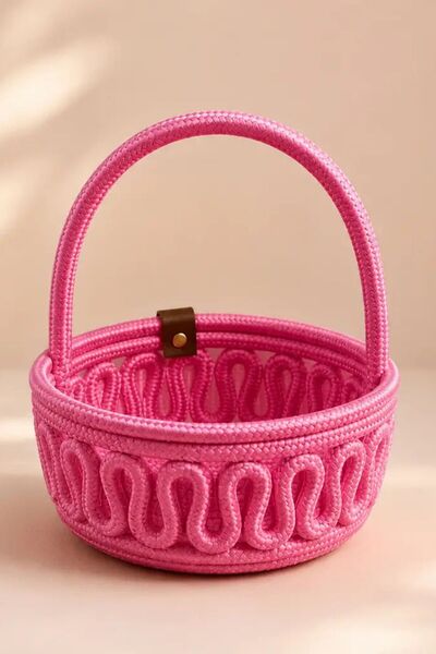 Comfort Craft Διακοσμητικό καλάθι από τρικότ με λαβές (19x7 εκ.) |   Οργανωτή...