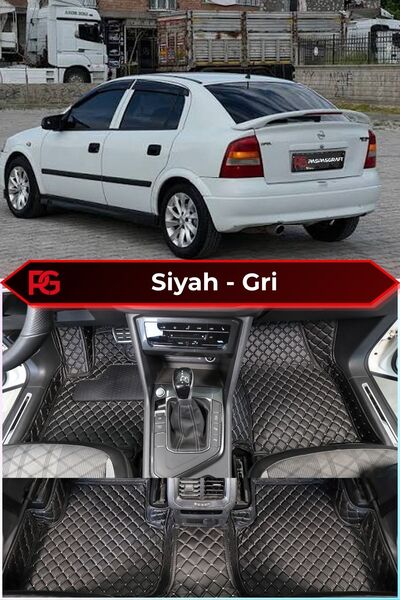 PASPASGRAFT Opel Astra G Kasa 2000-2006 Araca Özel 8D Deri Tam Kaplama Su Geç...