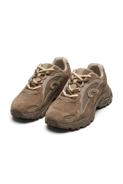 Guja 368 Bej Hakiki Deri Sneaker
