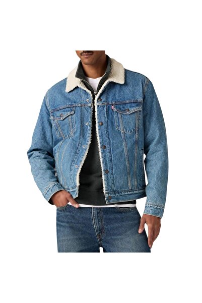 Levis LEVI'S ΤΥΠΟΥ 3 ΜΠΟΥΦΑΝ ΤΡΑΚΕΡ ΣΕΡΠΑ ΜΕ ΕΦΕΙΣ ΠΑΛΑΙΩΜΑΤΟΣ ΜΕΓΕΘ