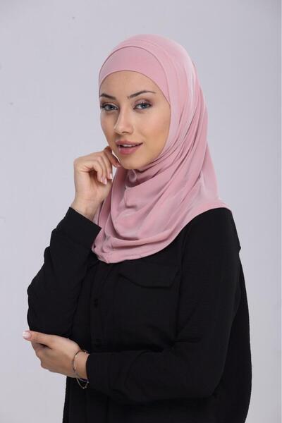 İSTDONATELLA حجاب برينسيس من قطعتين من قماش الساندي ليكرا - للاستخدام اليومي ...