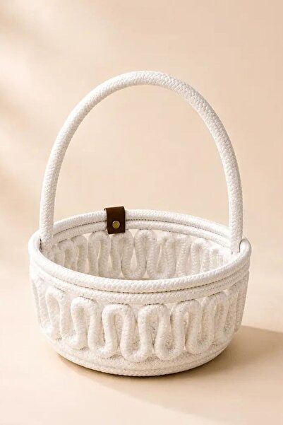 Comfort Craft Διακοσμητικό καλάθι από τρικότ με λαβές (19x7 εκ.) |   Οργανωτή...
