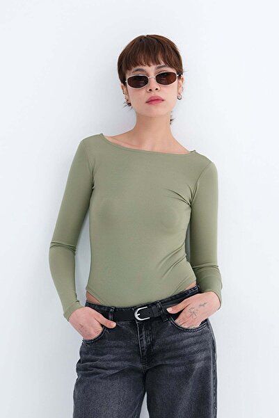 Addax Crew Neck Bodysuit Z2845