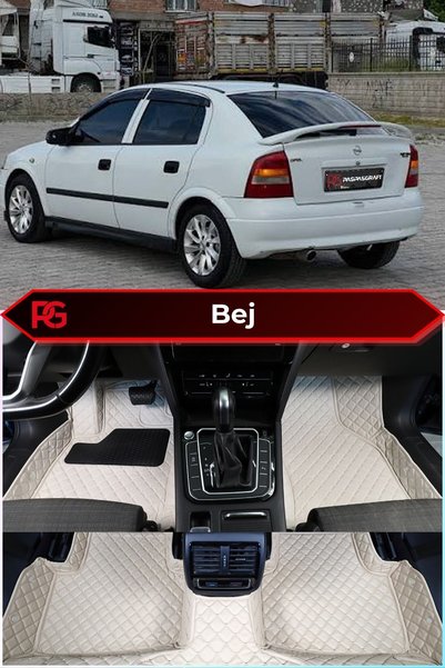 PASPASGRAFT Opel Astra G Kasa 2000-2006 Araca Özel 8D Deri Tam Kaplama Su Geç...