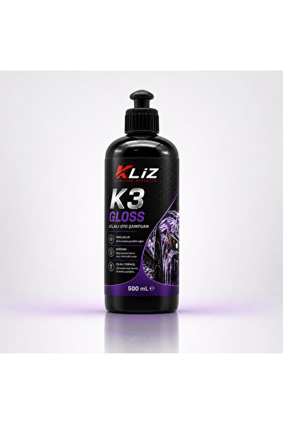 K3 Gloss - Cilalı Oto Şampuan 500 mL