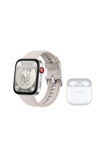 Huawei Watch Fit 3 Beyaz Akıllı Saat + SE 2 Kulaklık Hediyeli