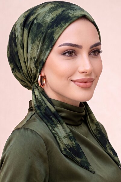 hadiora أوشحة رأس - أخضر - كاجوال