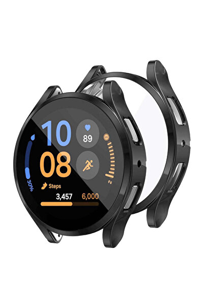 Techsuit Smartwatch case for Samsung Galaxy Watch FE, Techsuit, black - black