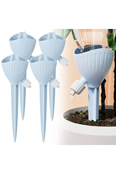 GENERAL 4-Pack Self Watering Spikes, Automatic Plant Watering Devices with Ad...