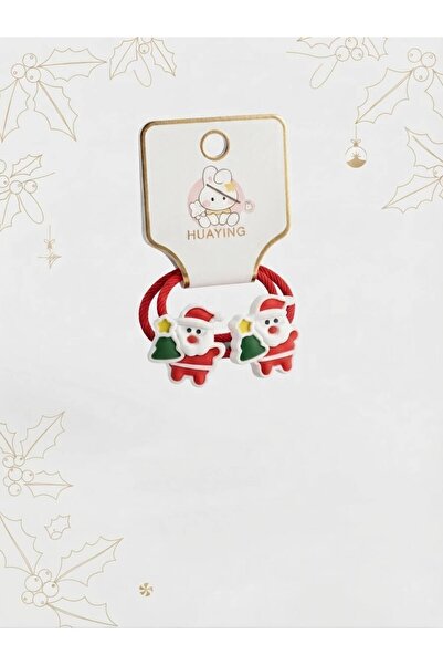 Masal Dünyası Bursa Christmas Santa Claus Themed Elastic Buckle for Baby Girl...
