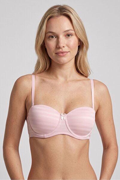 OBJE Women's Pink Starplez Non-Padded Bra