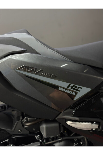 Banxtre HONDA ADV 350 için Yan Grenaj HRC Detaylı Çift Renk Sticker Seti (Sağ...