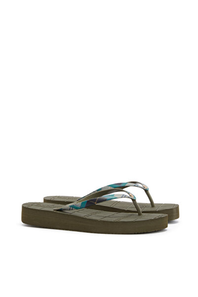 Barbour Tilda Toe Post Sandalet TN51 Olive/Ancient Tartan