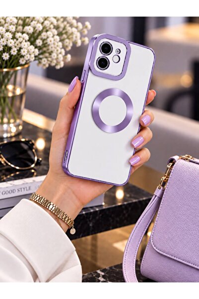 iPhone 11 Uyumlu Kılıf Kamera Korumalı Logo Gösteren Kapak