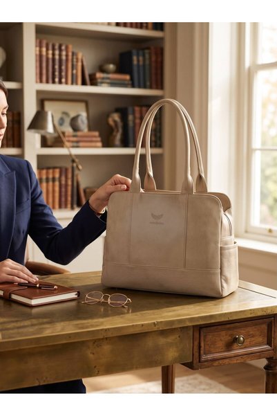 archangel kadın büyük boy shopper tote omuz çantası çok cepli günlük çanta