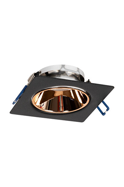 METSAN Σποτ με πλαίσιο Leo GU10 87X85mm, μαύρο, Metsan