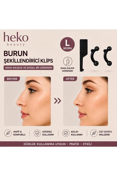 heko beauty L beden Burun Kaldırma Aparatı Pratik Yukarı Kaldırıcı Şekillendi...