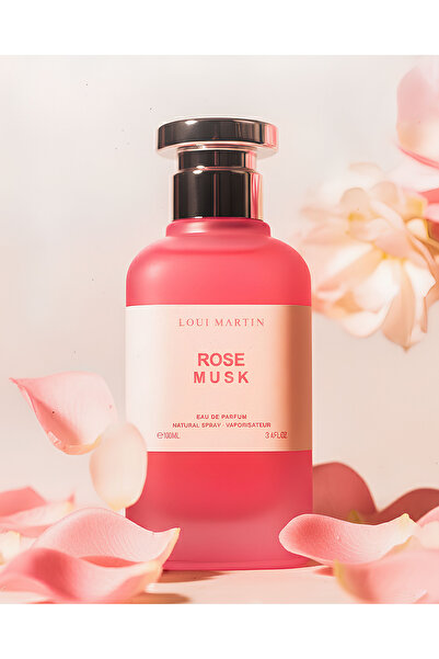 loui martin Rose Musk Eau de Parfum 100ml – Soft, Floral & Musky Fragrance