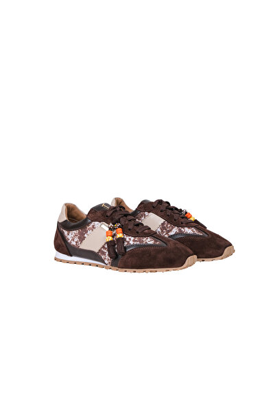 Tigra Sıenna Kadın Kahve Hakiki Deri Sneaker