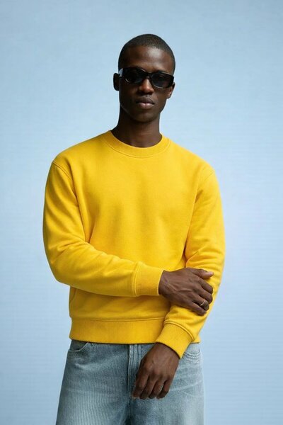 COMBİNE MİCHAİL Sweatshirts - Yellow - Casual