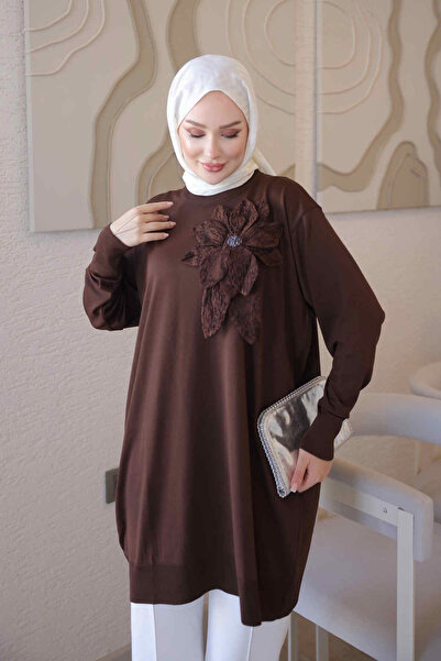İmajButik Modest Tunics - Brown - Regular fit