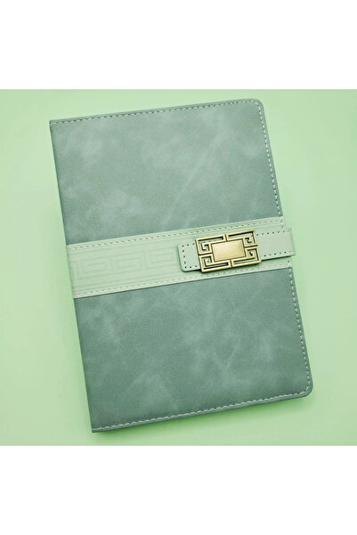Lovesta Home Leather Cover Lined Notebook Light Green