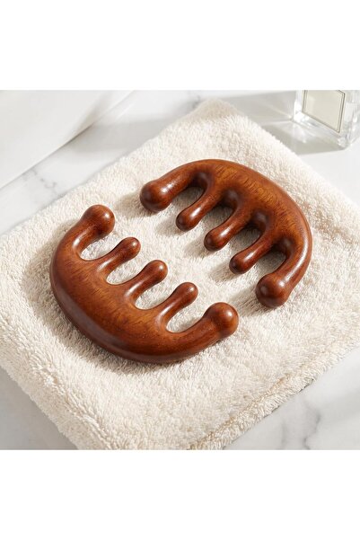 CozyNook 2 Pack Wide Tooth Scalp Massage Combs, Wooden Hair Combs Rounded Wid...
