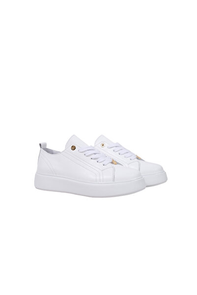Tigra Luma Kadın Beyaz Hakiki Deri Sneaker