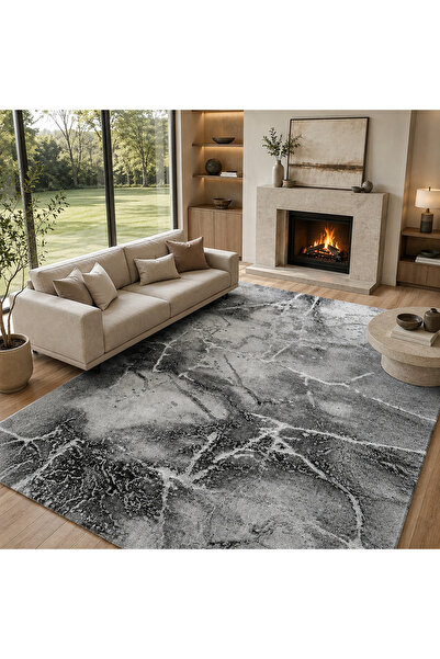 LIROFE Μοκέτα 300x400 Imperial Gresie Grey Grey - Μοντέρνο μαρμάρινο εφέ - Σα...