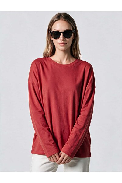 Coredra Kadın Uzun Kollu T-Shirt - C535