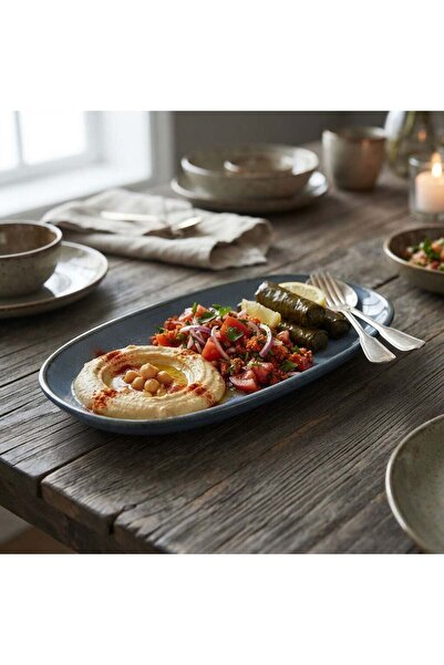 Bonna Sky Gourmet Oval Kayık Plate 19*11 cm 200 Cc