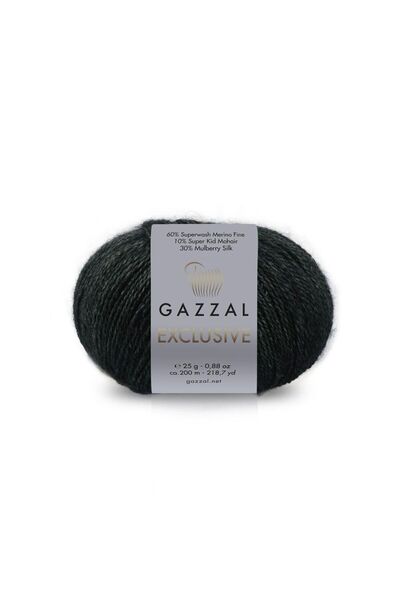 Gazzal Exclusive Silk Mohair Merino Wool Hand Knitting Yarn 25 Gr 200 m - 1 P...