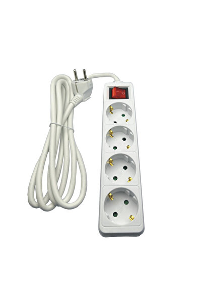 Decor Plus Group Socket Extension Cable - White - Extension Cable