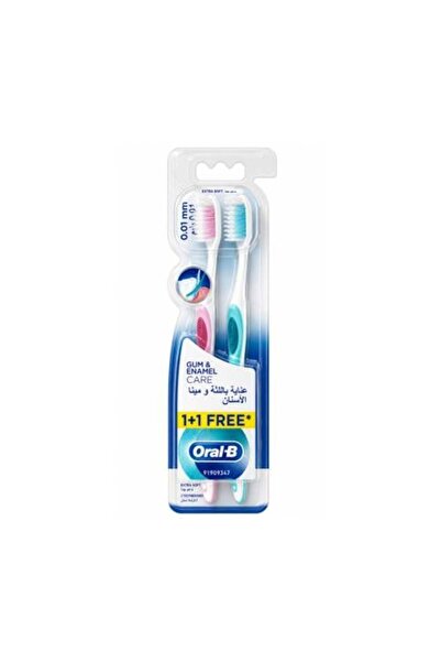 Genaric Oral B Toothbrush for Gum and Enamel Care Ultra-Soft 2 Pcs