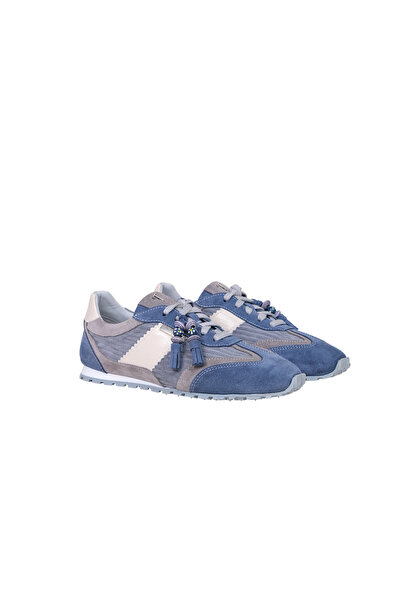 Sıenna Kadın Mavi Hakiki Deri Sneaker