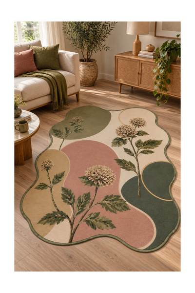 Rugs Modern Halı Rugs Modern Arya Aura Özel Tasarım Kahverengi, Kırık Beyaz v...