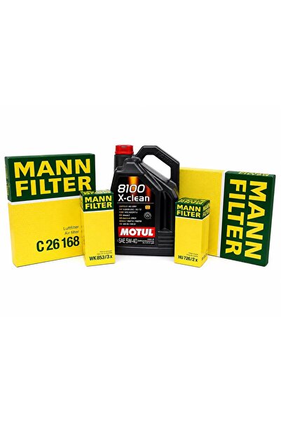 Generic Kit Revizie Passat B5.5 1.9 TDI 4 Filtre MANN Motul 5W40