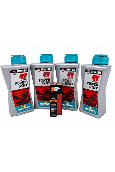 Motorex Kit Revizie Premium KTM - Ulei Power Synt 4T 10W50 + K&N KN-650