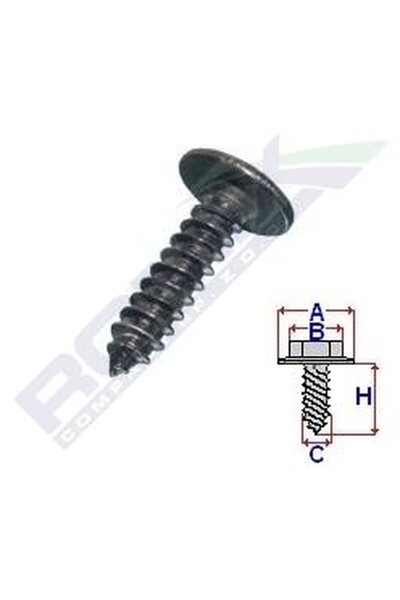 Generic SURUB FIXARE UNIVERSAL 4.8X19MM SET 100 BUC