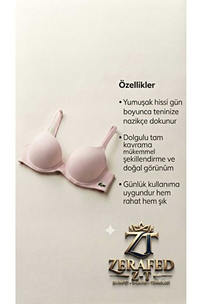 Genel Markalar Zarafetin adı ZE-TE pembe sütyen