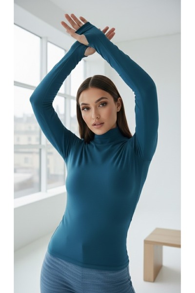 trendlina Turtleneck Blouse Body